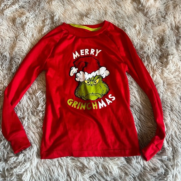 The Grinch by Dr Seuss kids Merry grinchmas sleep top - Picture 1 of 3